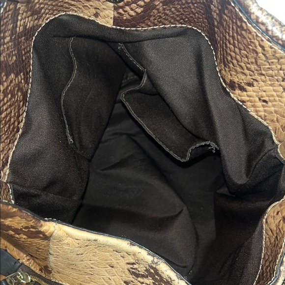 COACH LIMITED EDITION PHOEBE PYTHON LEATHER SHOULDER/TOTE - Picture 14 of 15